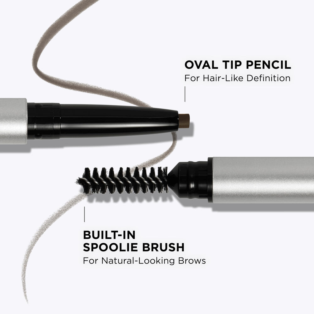 IT Cosmetics before and after brows showing fuller, natural-looking results