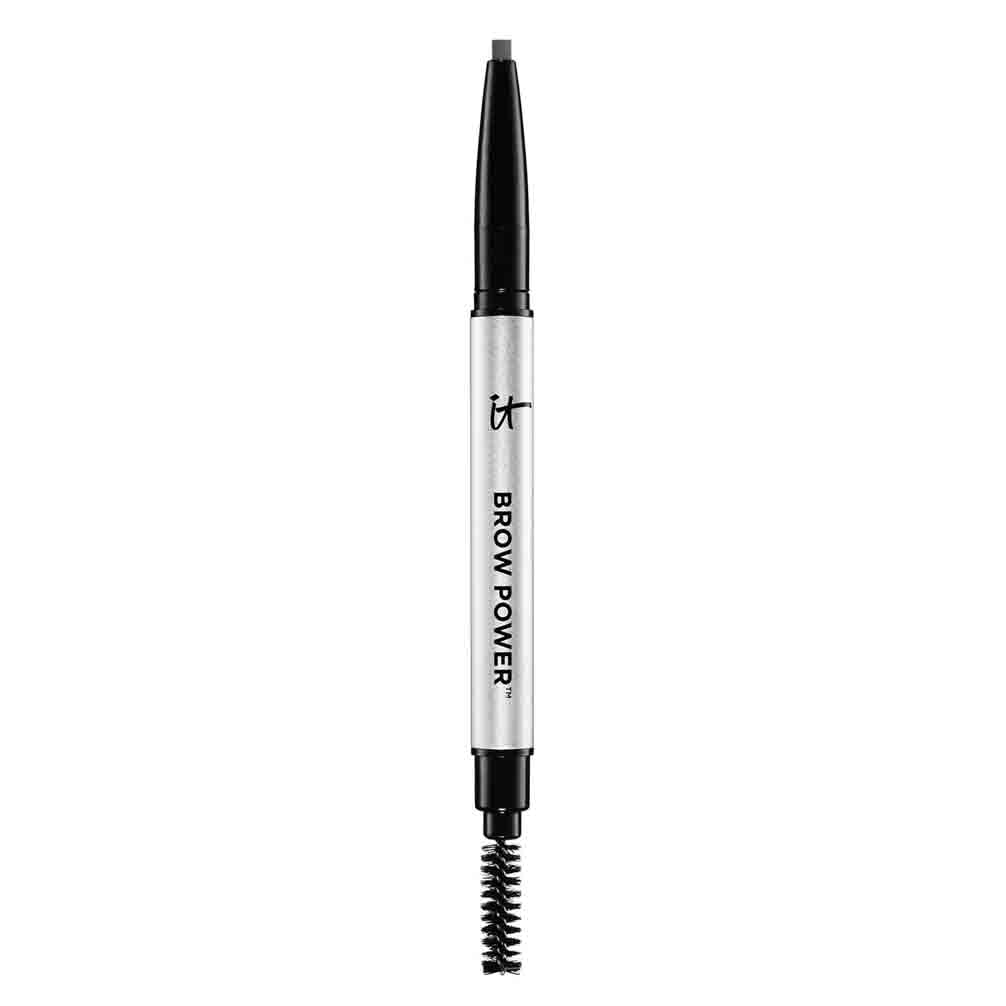 IT Cosmetics Brow Power front view showing pencil and cap, convenient daily use