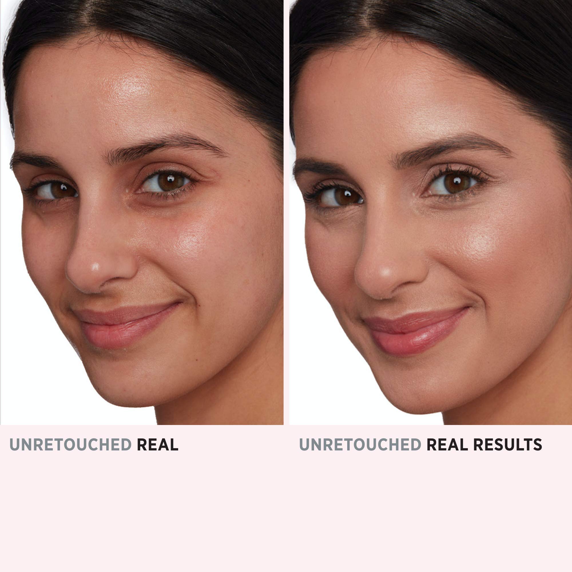 Close-up of bronzer pan texture highlighting silk finish and blurring benefit