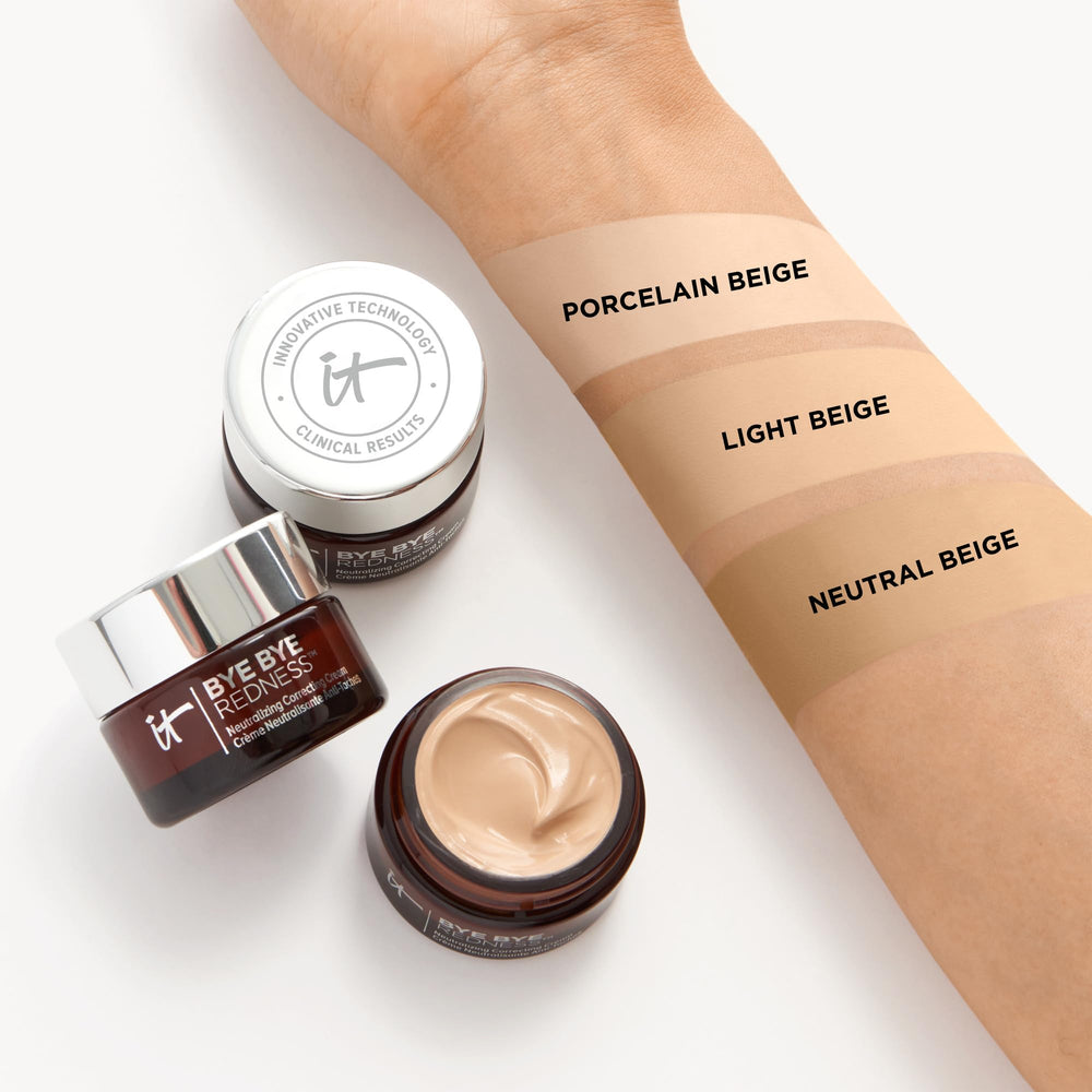IT Cosmetics applying product with brush for smooth, even coverage