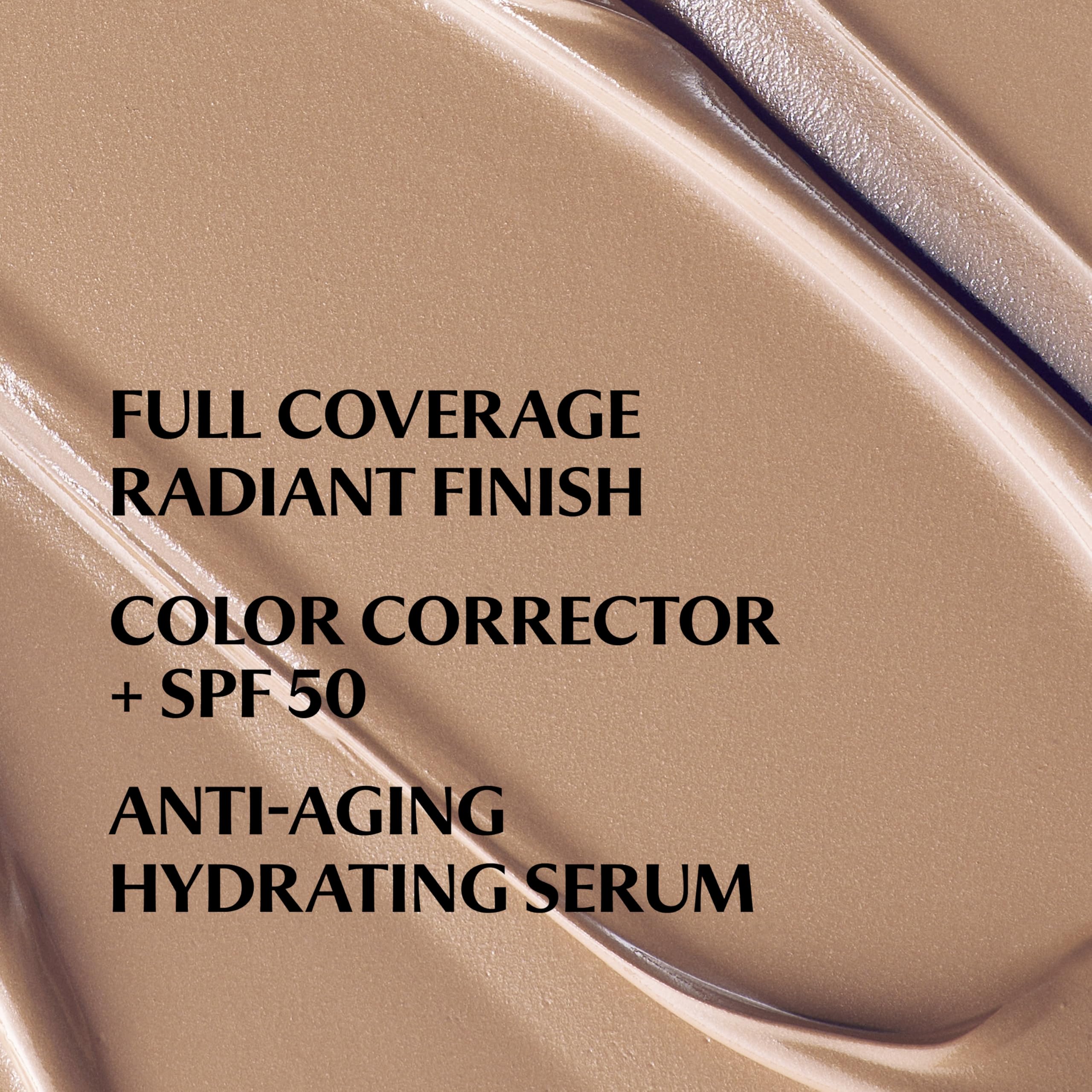 IT Cosmetics cream texture swipe showing rich, blendable formula for flawless application