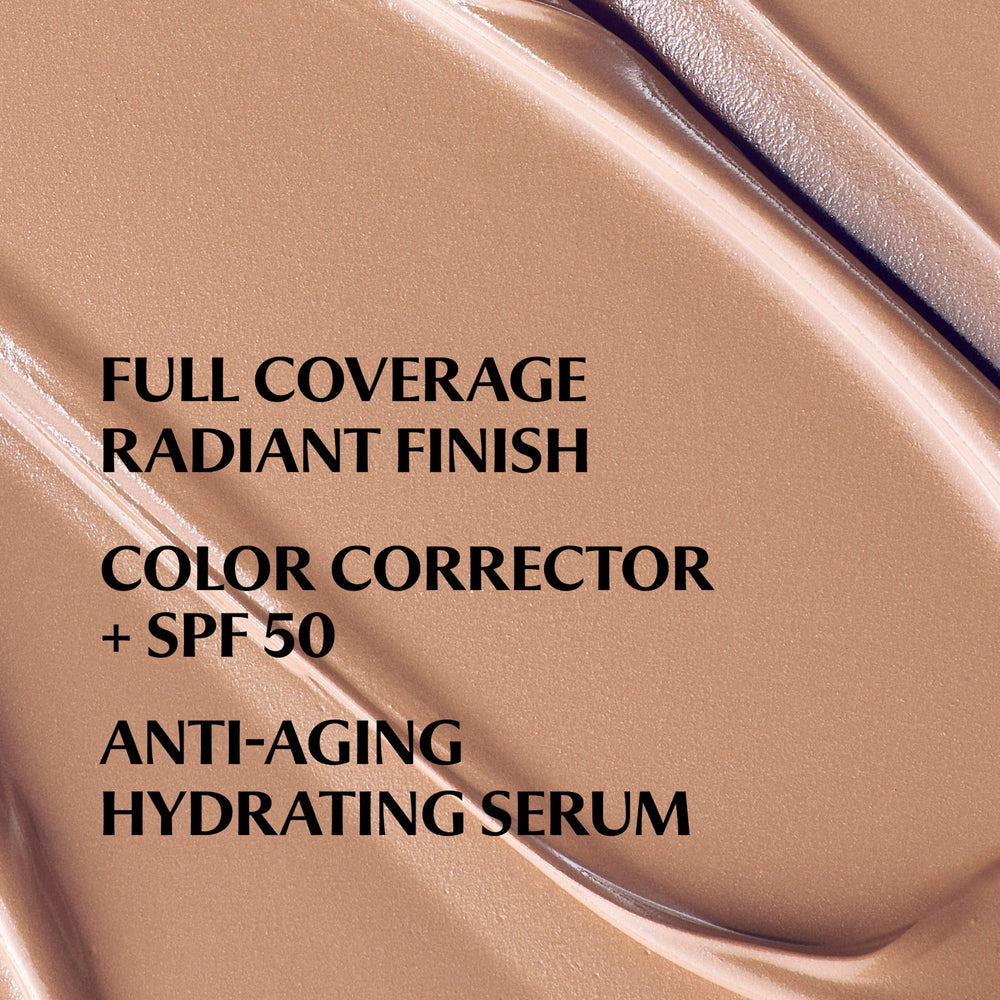 IT Cosmetics cream texture swipe showing rich, blendable formula for flawless application