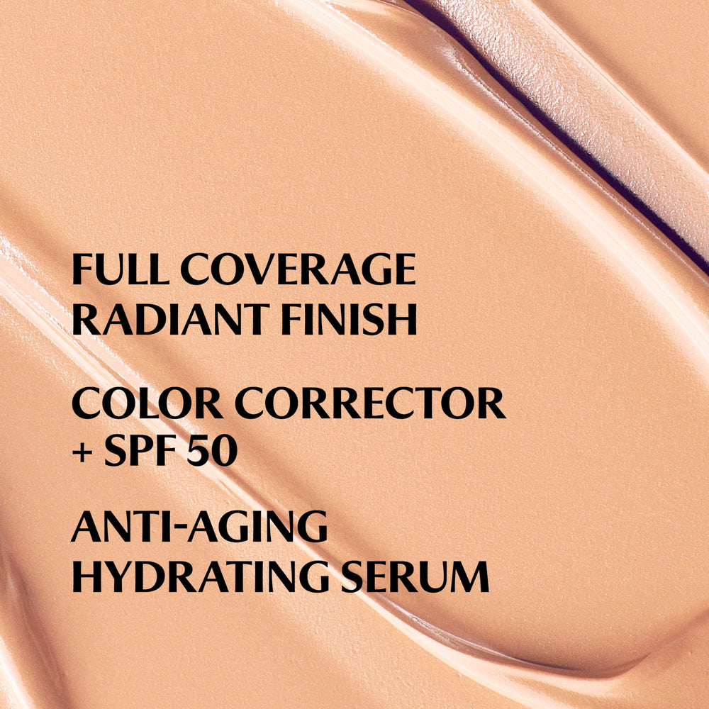 IT Cosmetics cream texture swirl showing radiant finish and blendable consistency