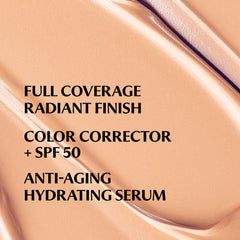 IT Cosmetics cream texture swirl showing radiant finish and blendable consistency