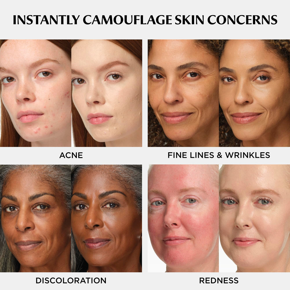 IT Cosmetics CC+ ingredients closeup highlighting hyaluronic acid and peptides