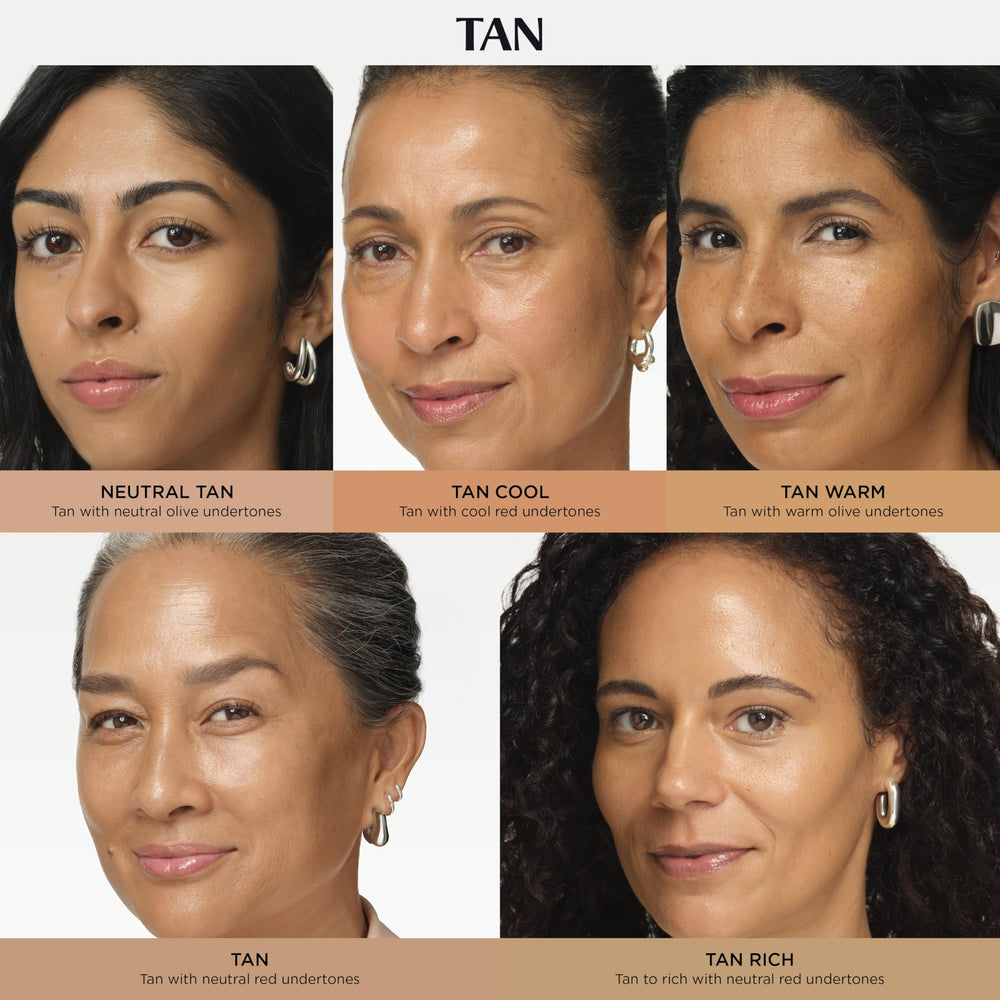 IT Cosmetics applying CC+ Nude Glow with brush for even, crease-free coverage