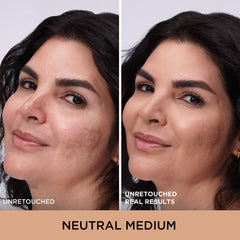 IT Cosmetics close-up texture of CC+ Natural Matte, shows matte blurring finish
