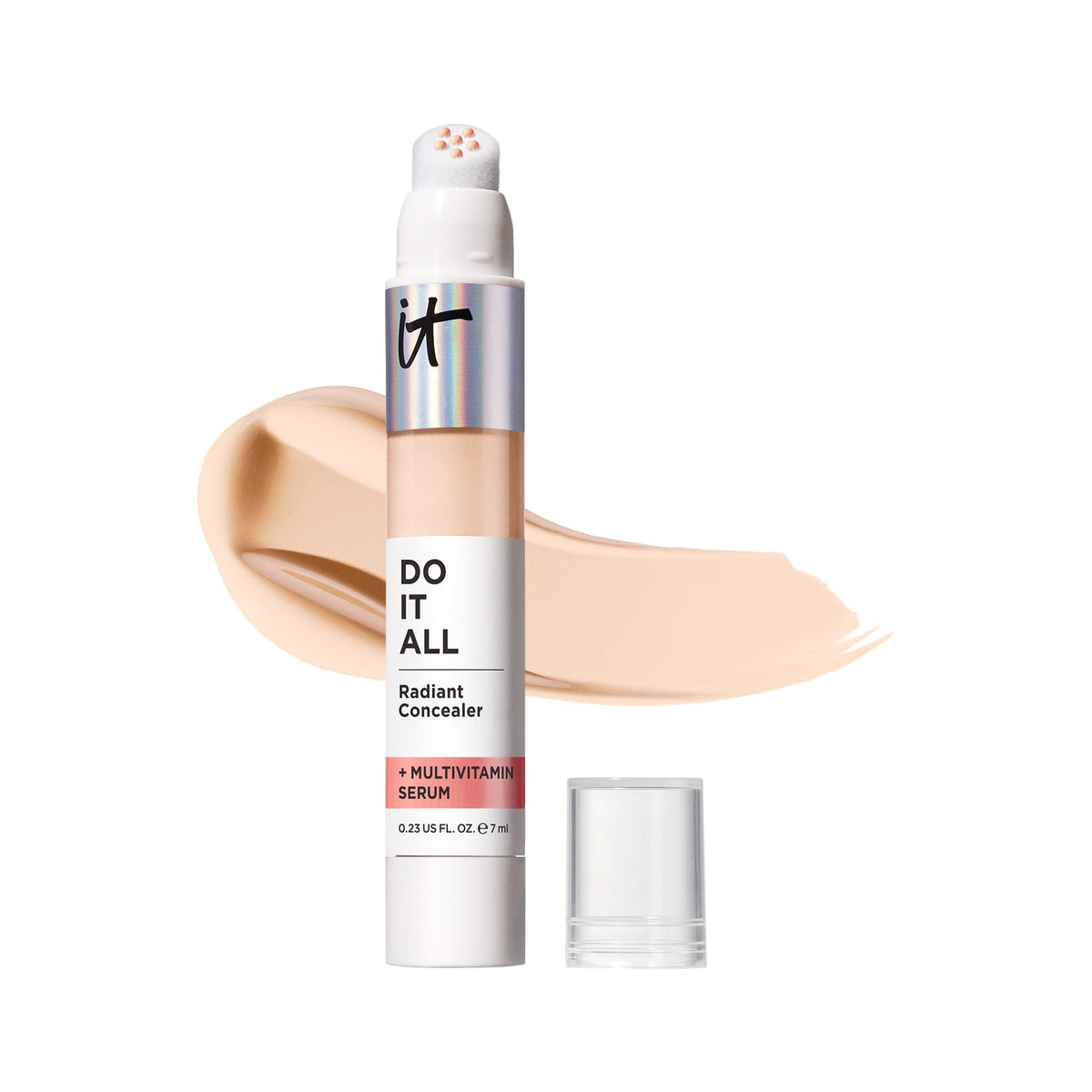 IT Cosmetics concealer front view showing shade 120 Fair Warm and radiant finish