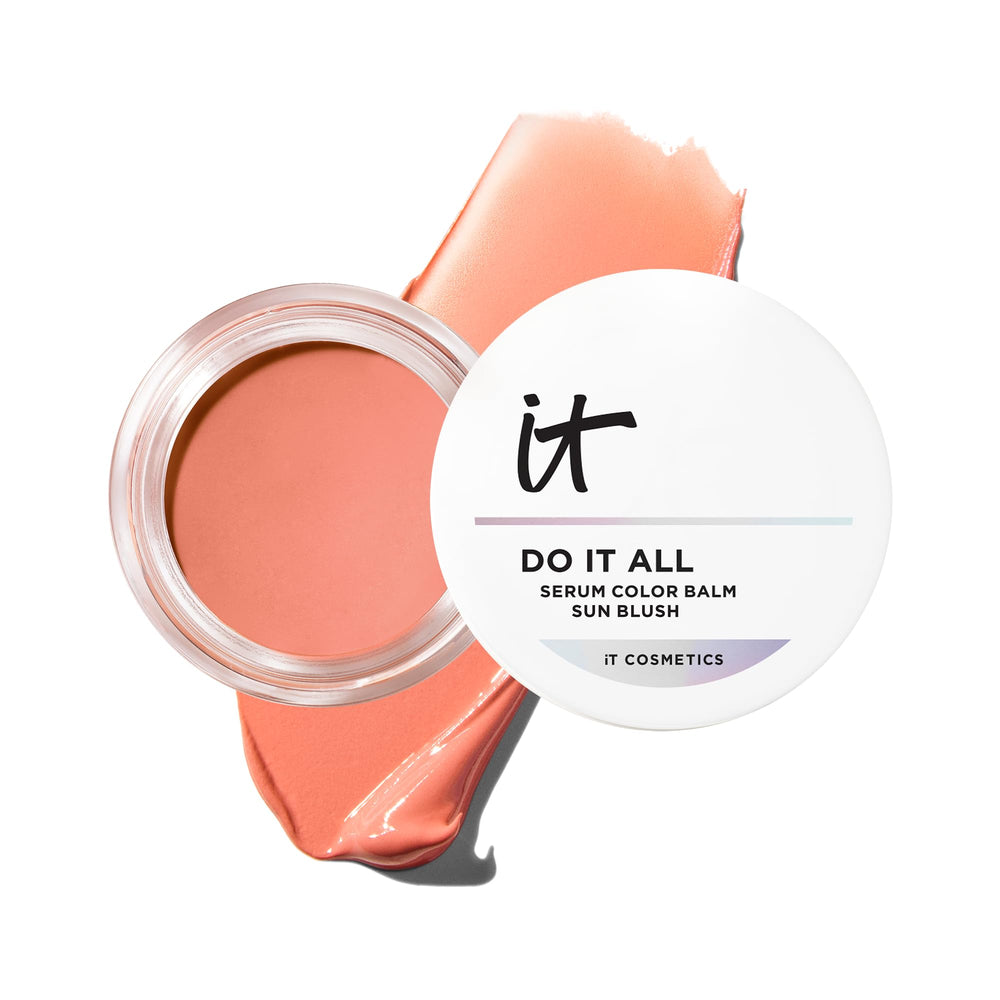 IT Cosmetics front compact showing product shade and packaging benefits hydration