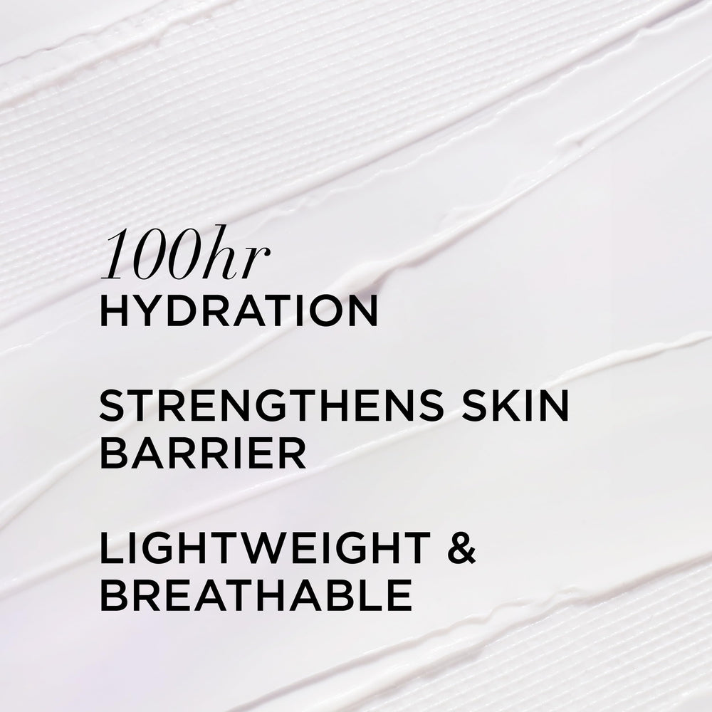 IT Cosmetics fingertip swatch showing lightweight cream for instant soothing hydration