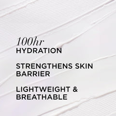 IT Cosmetics fingertip swatch showing lightweight cream for instant soothing hydration