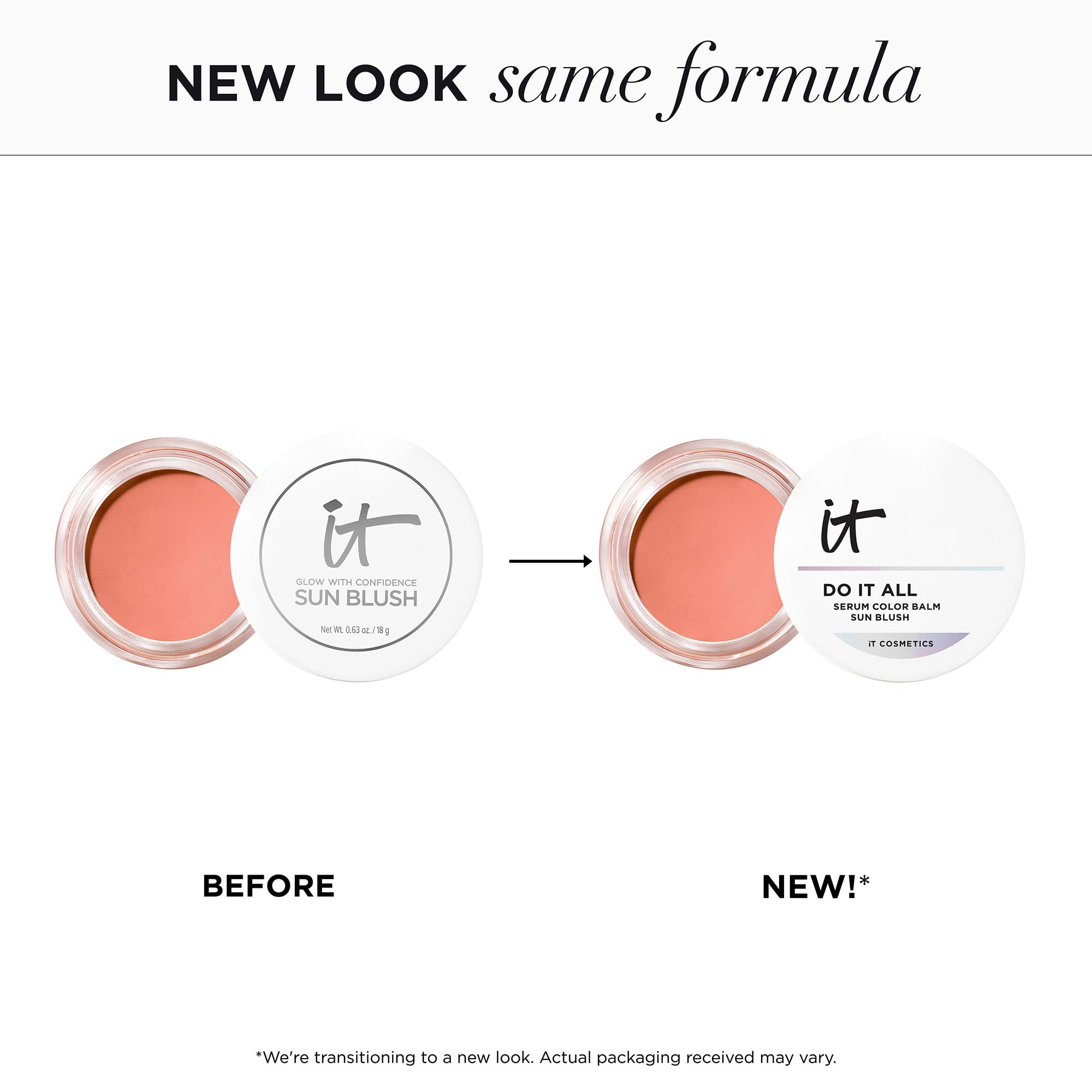 IT Cosmetics lifestyle portrait wearing Sunlit for natural, hydrated daytime glow