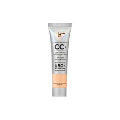 IT Cosmetics mini CC+ front tube showing compact travel-friendly packaging and convenience