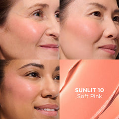 IT Cosmetics close-up cream swirl texture demonstrating blendable finish