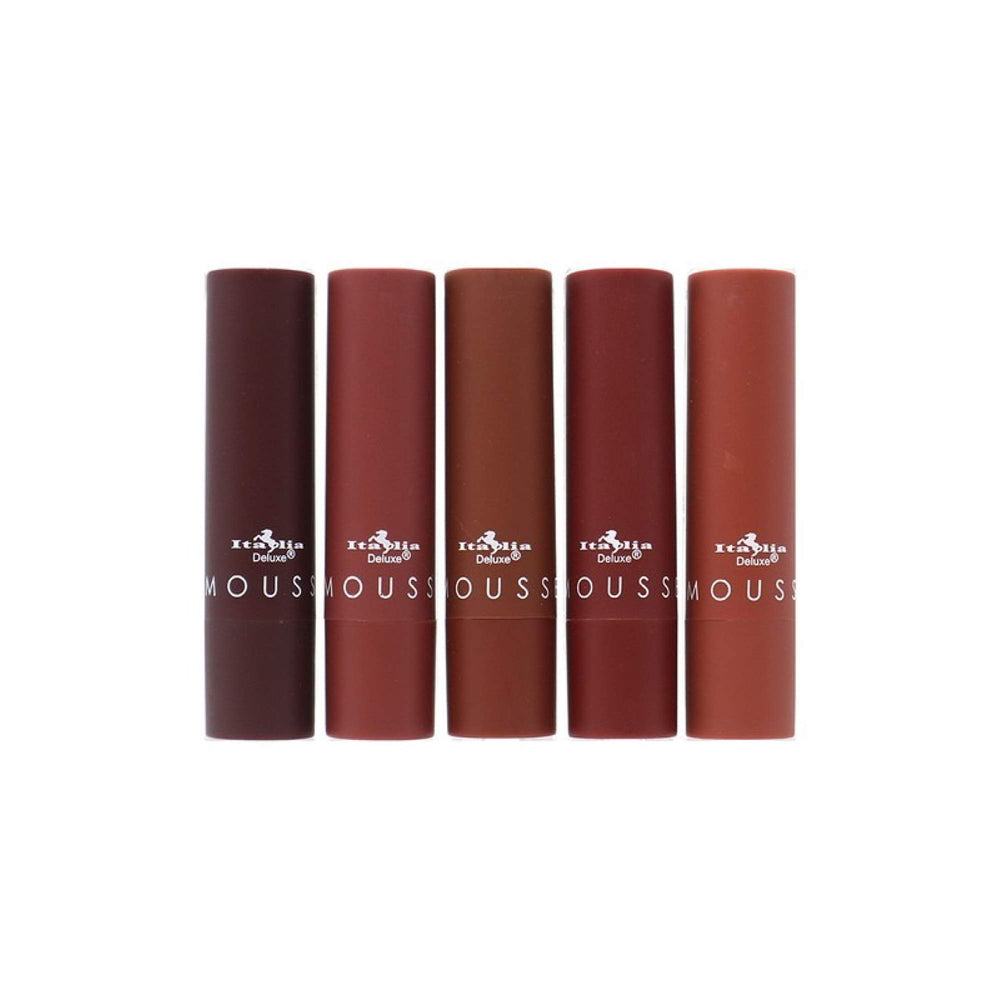 Italia Deluxe swatch strip of five Chola Browns shades for color reference