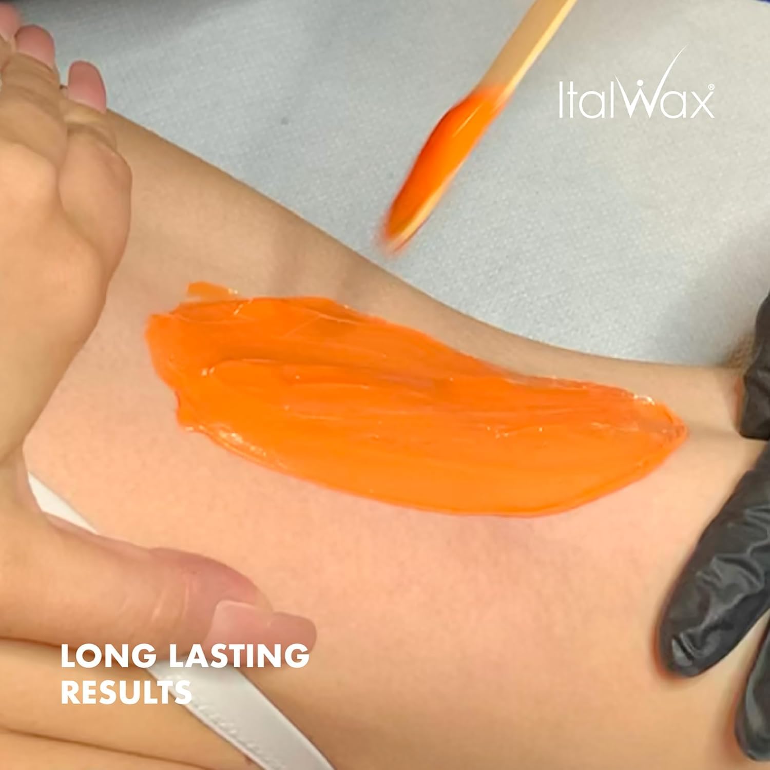 Italwax coral stylist using wax in salon setting showcasing reliable professional results