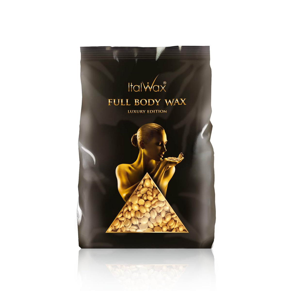 Italwax front packaging 1kg bag showing brand and product for easy identification and storage