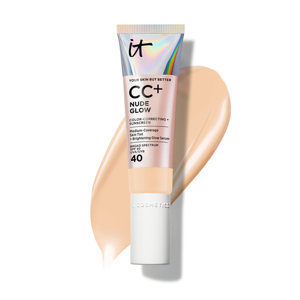 IT Cosmetics front packaging showing product and shade benefits