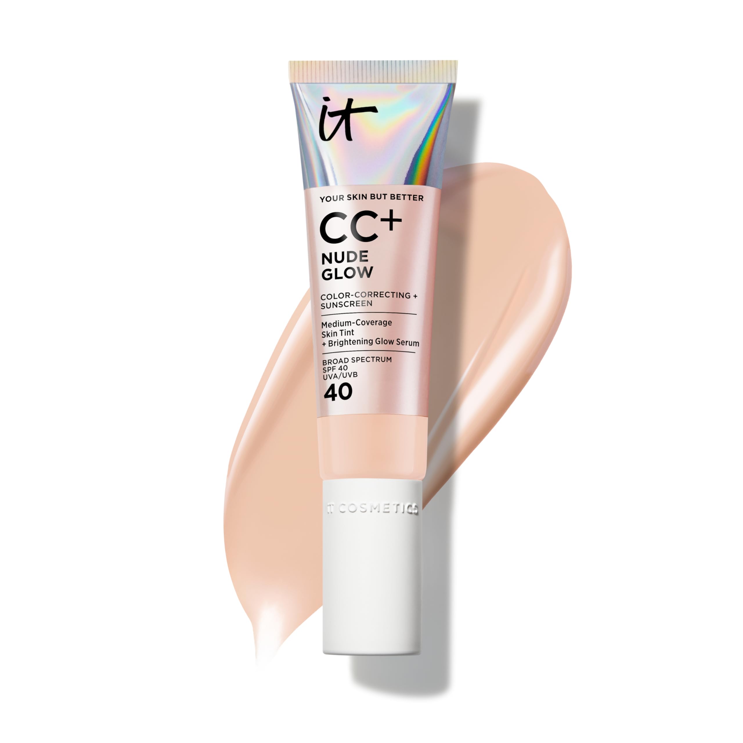 IT Cosmetics CC+ Cream tube front view showing product branding and size