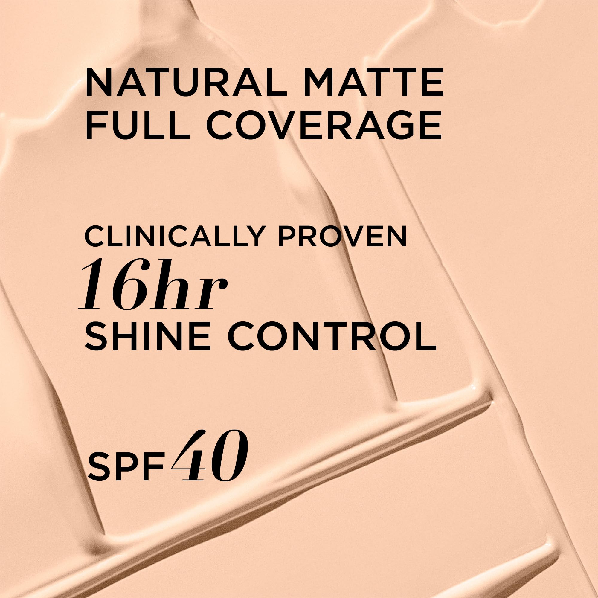 IT Cosmetics CC+ Natural Matte creamy texture swatch demonstrating matte coverage and blendability