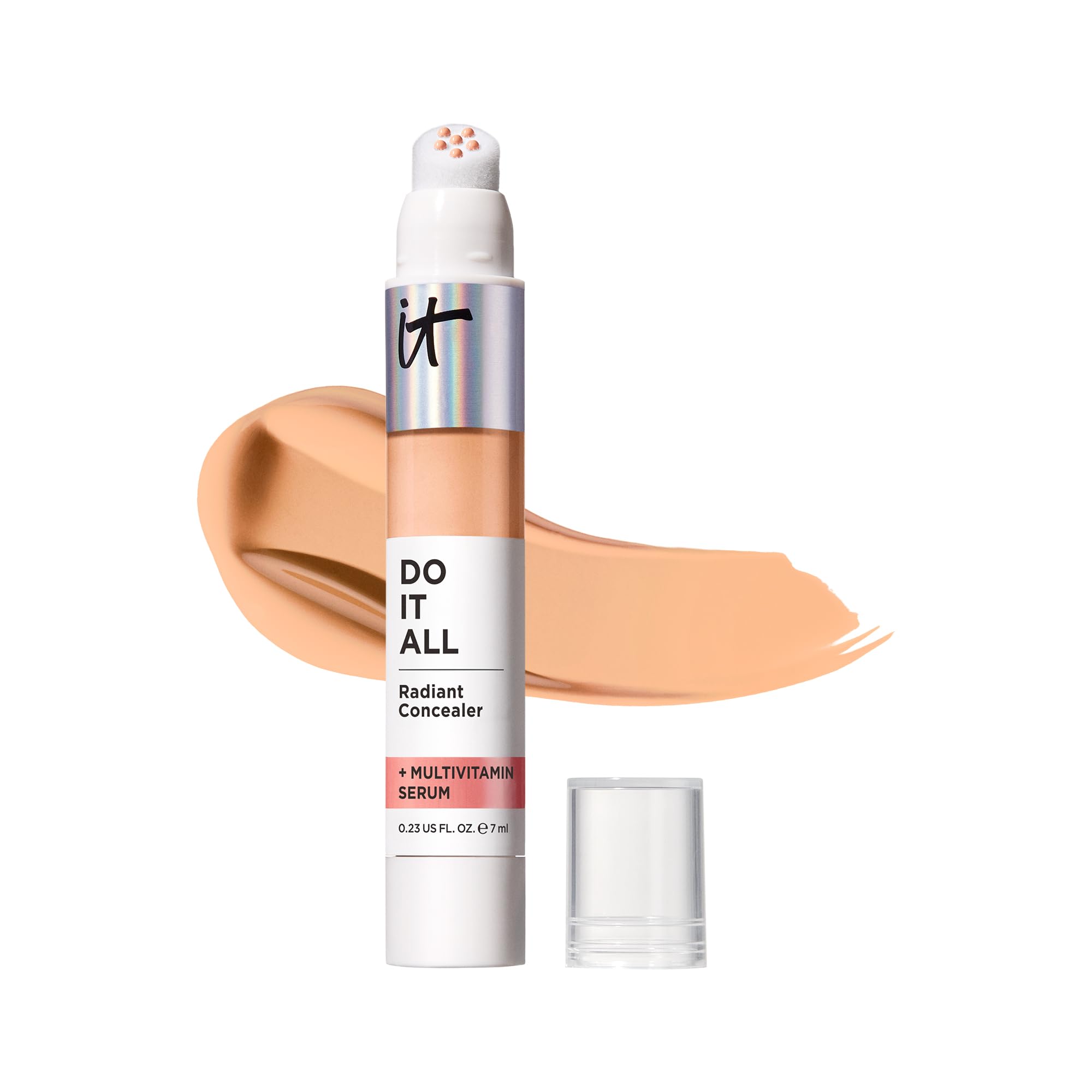 IT Cosmetics product front packaging showing shade 230 Light Medium Neutral and radiant finish benefit