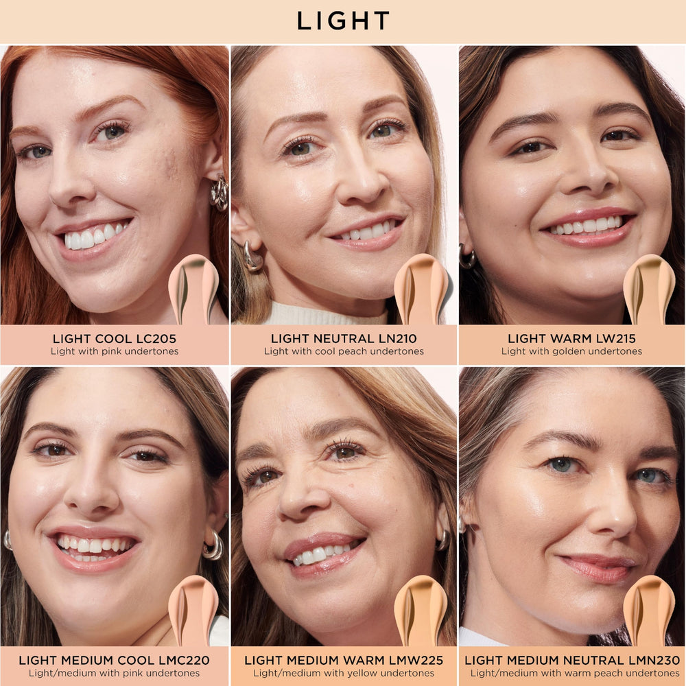 IT Cosmetics concealer applied under eye demonstrating brightening and crease-resistant benefit