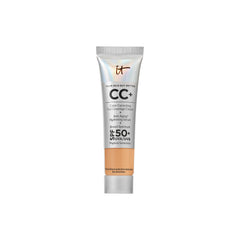 IT Cosmetics mini CC+ Cream front tube showing compact travel-friendly design and portability