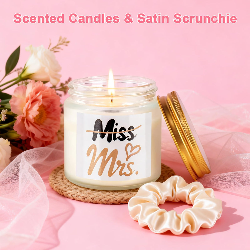 Ithmahco satin scrunchie worn in hair demonstrating gentle styling and photo-ready benefit