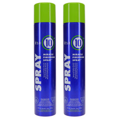 It's a 10 Haircare front packaging showing two 10oz cans and brand clarity
