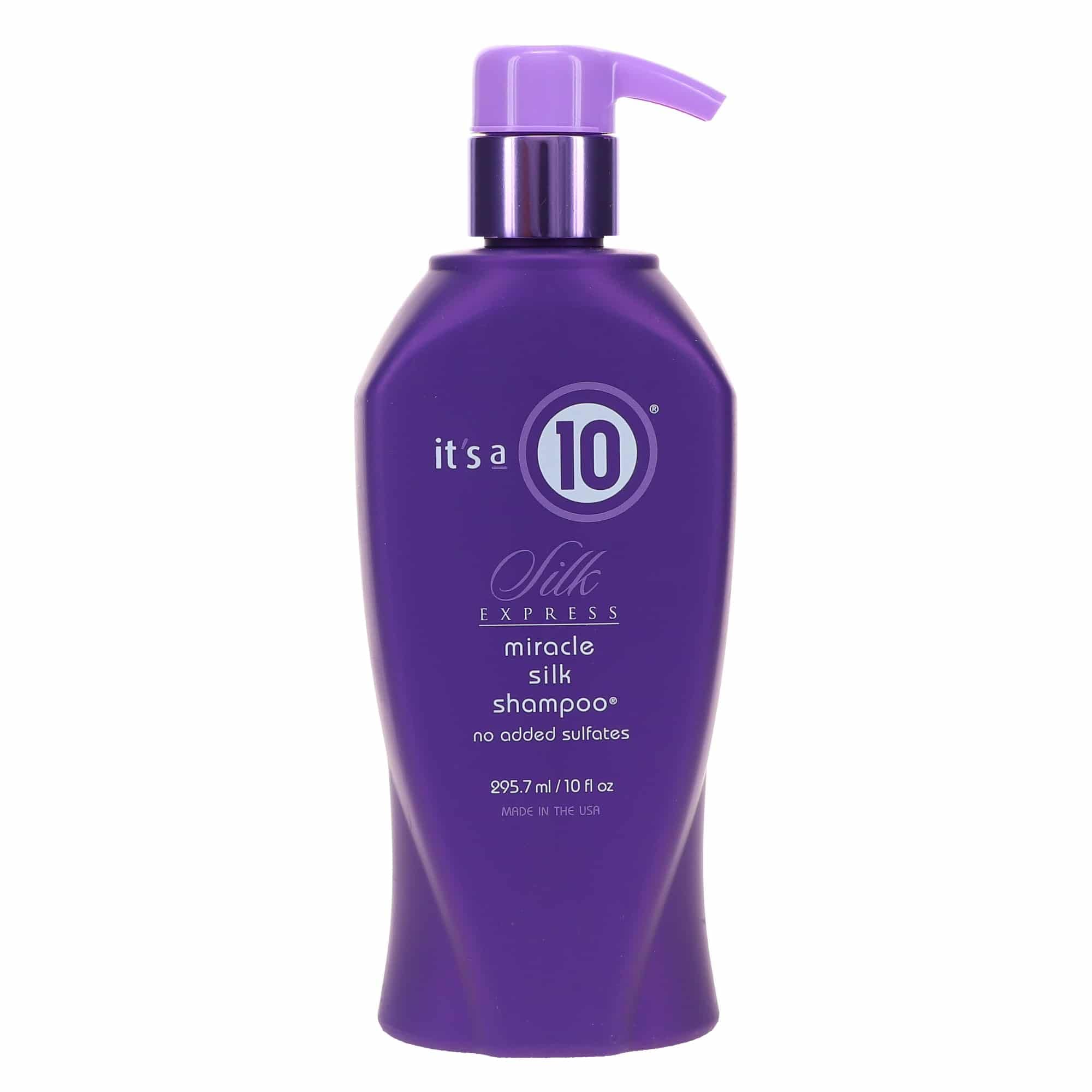 It's A 10 front bottle showing label and 10 oz size for smooth hair