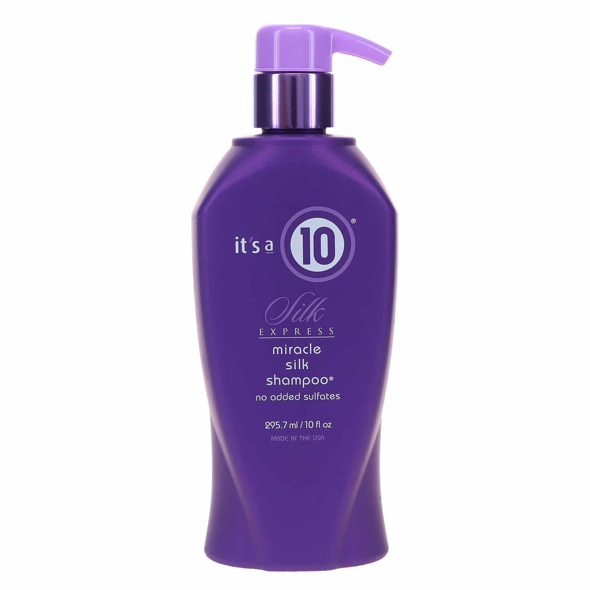 It's A 10 front bottle showing label and 10 oz size for smooth hair