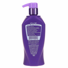 It's A 10 creamy lather close-up demonstrating silky feel and easier detangling