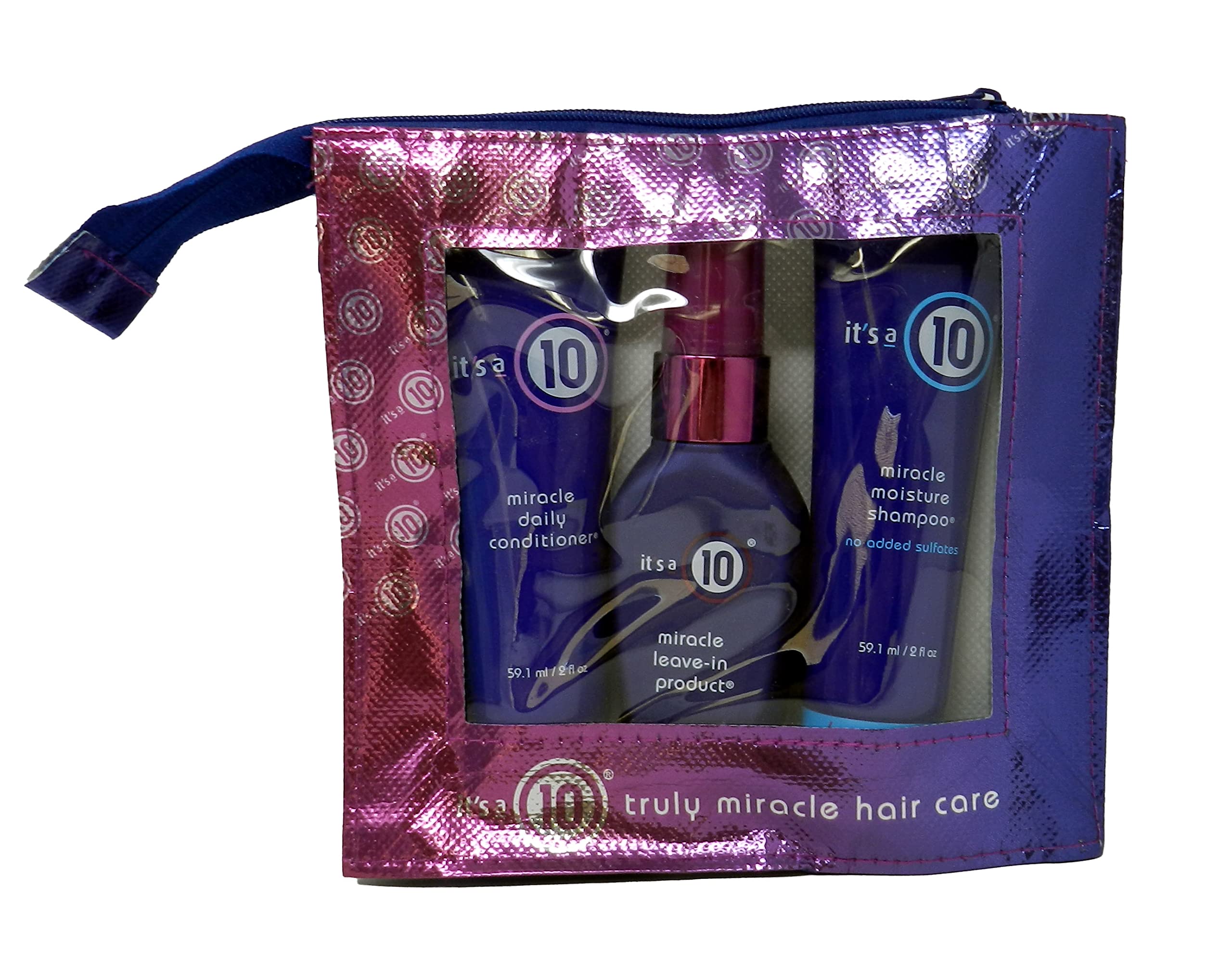 It's a 10 Haircare leave-in product texture close-up showing smooth finish and protection