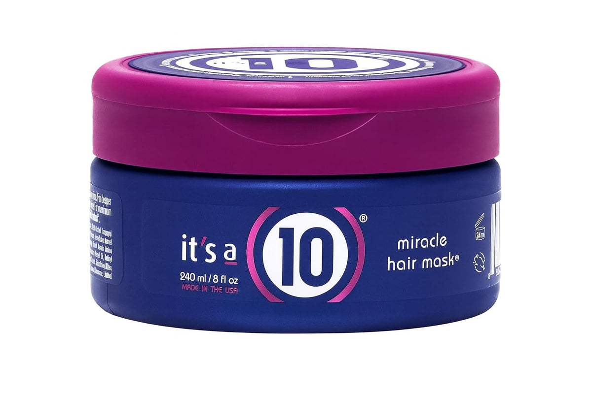It's A 10 jar front view showing label and benefits