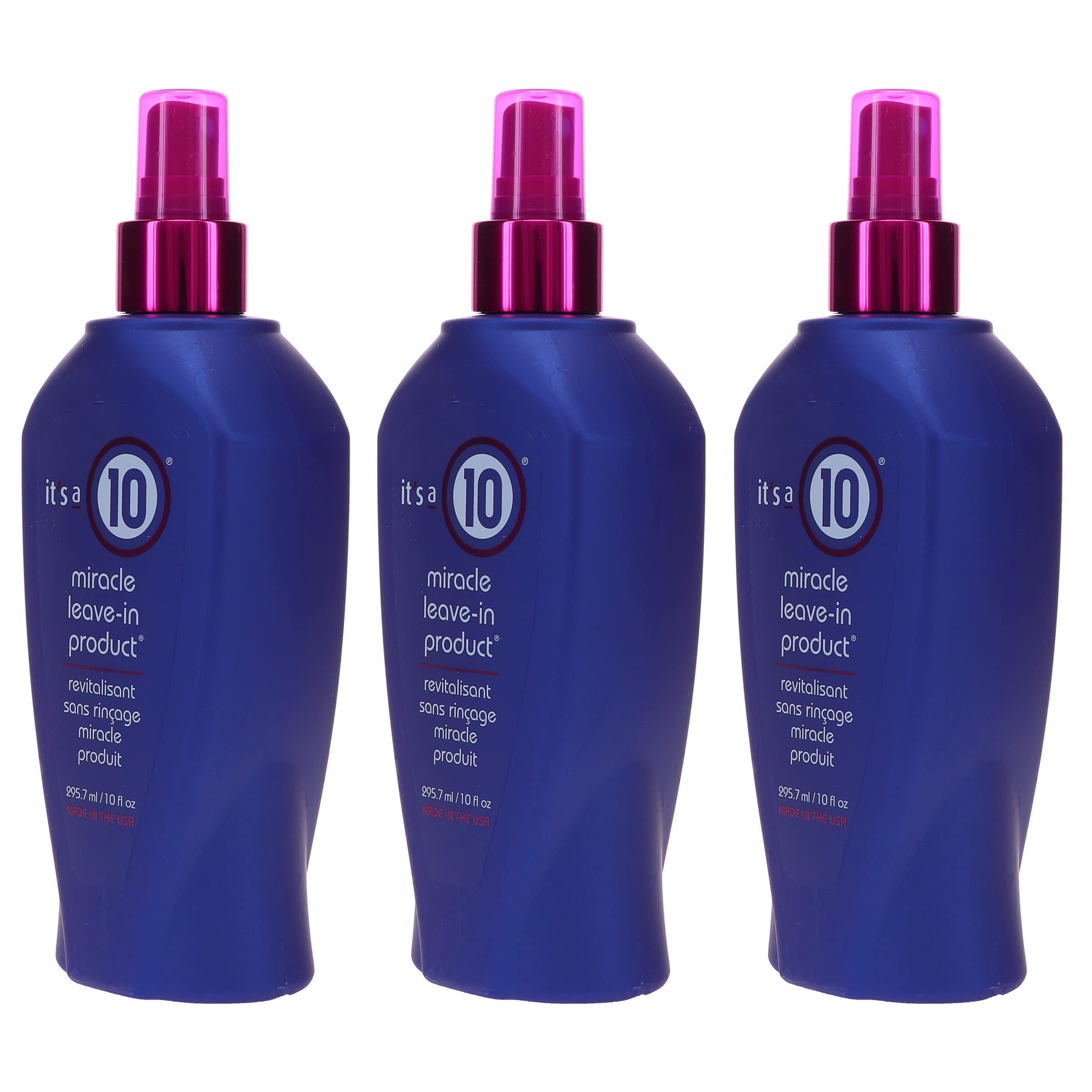 It's a 10 spray nozzle close-up for even application benefit