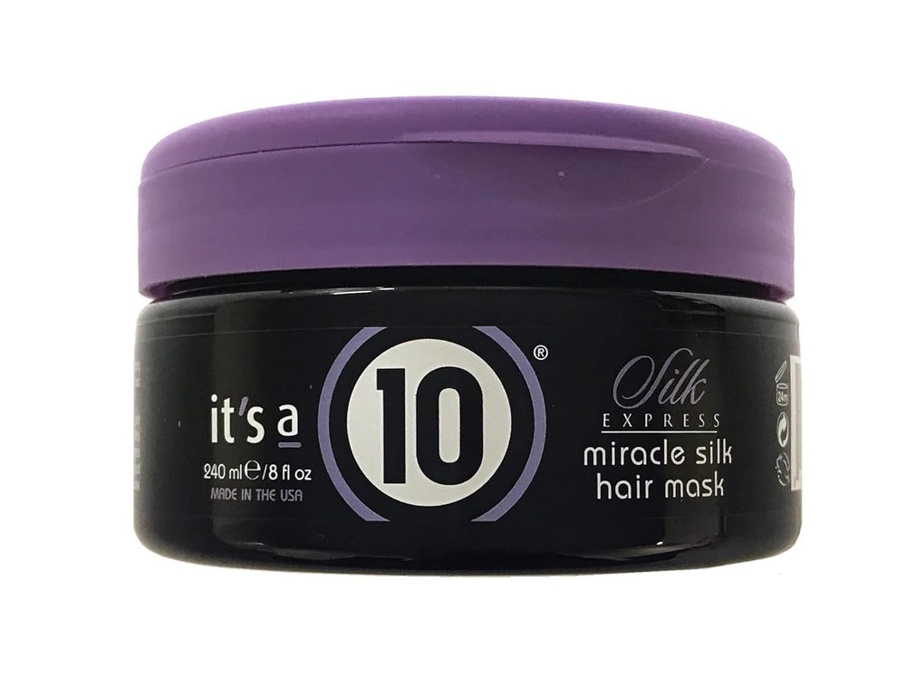It's A 10 front jar showing label and 8 oz size for quick salon-grade conditioning