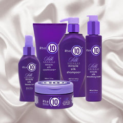 It's A 10 applied to damp hair during blowdry for easier styling control