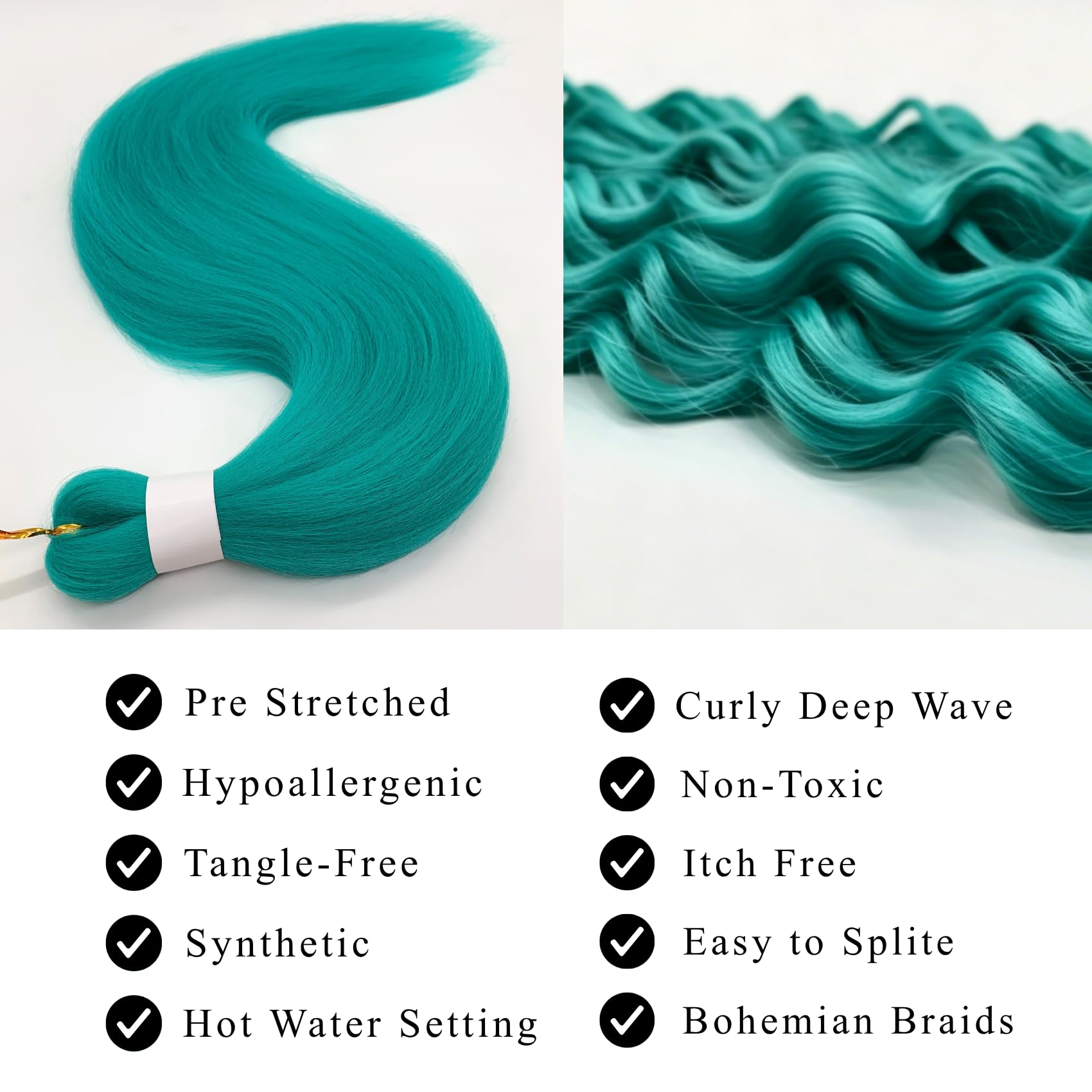 ITSBRAIDS installed braids in use showing volume and style