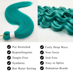 ITSBRAIDS installed braids in use showing volume and style