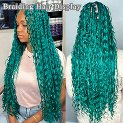 ITSBRAIDS deep wave pack close-up for textured accent braids