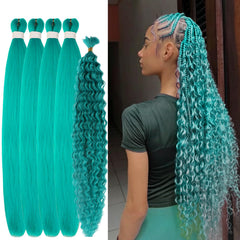 ITSBRAIDS teal front packaging showing pack layout and benefits