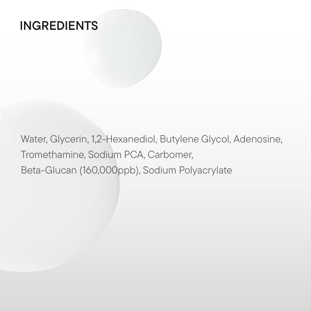 IUNIK applying essence with patting motion showing fast-absorbing benefit