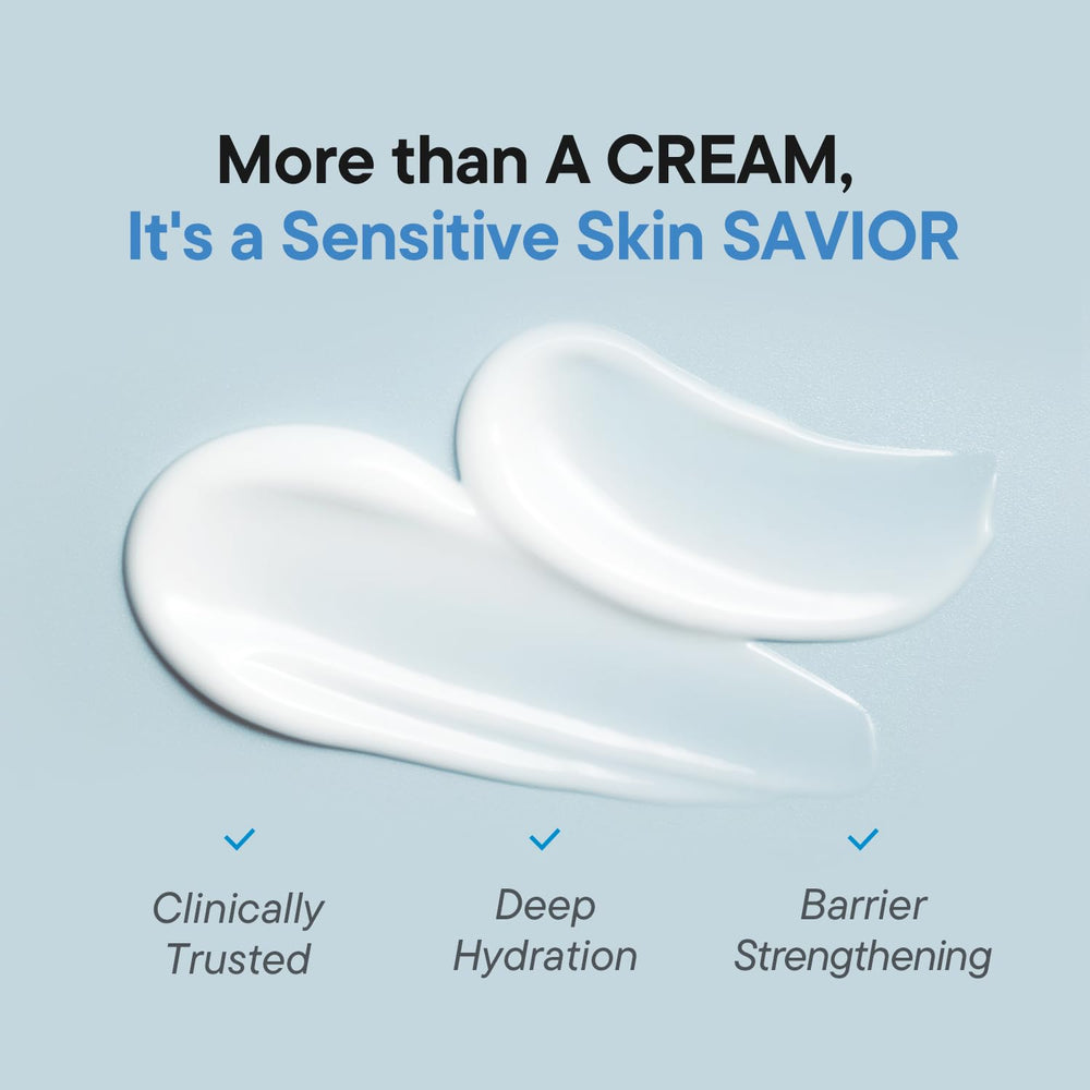 IUNIK close-up cream swirl illustrating rich nourishing finish benefit