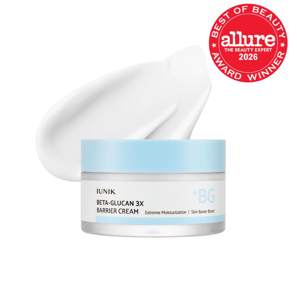 IUNIK open jar creamy texture demonstrating fast absorption benefit