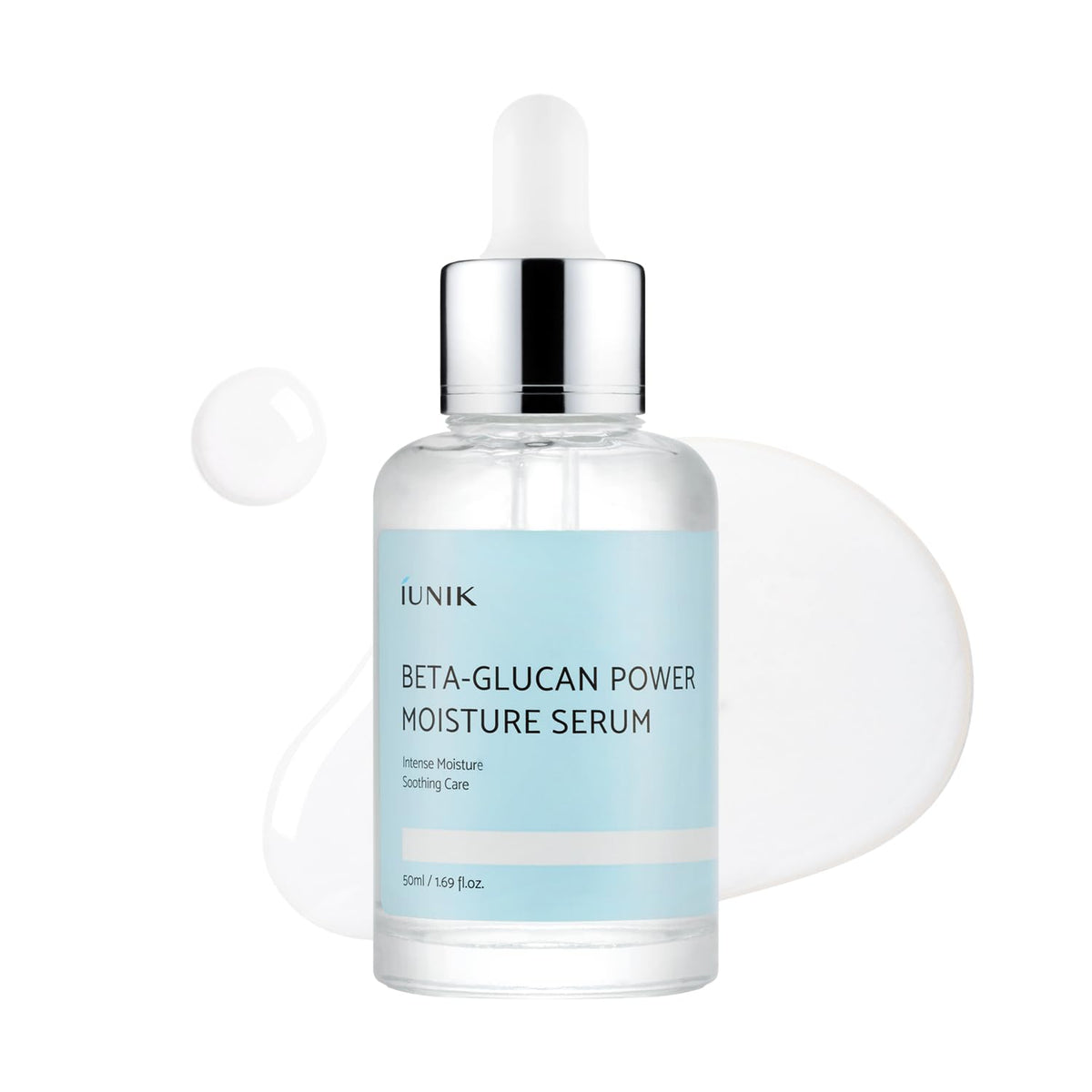 IUNIK front bottle showing product and brand for clear identification and trust