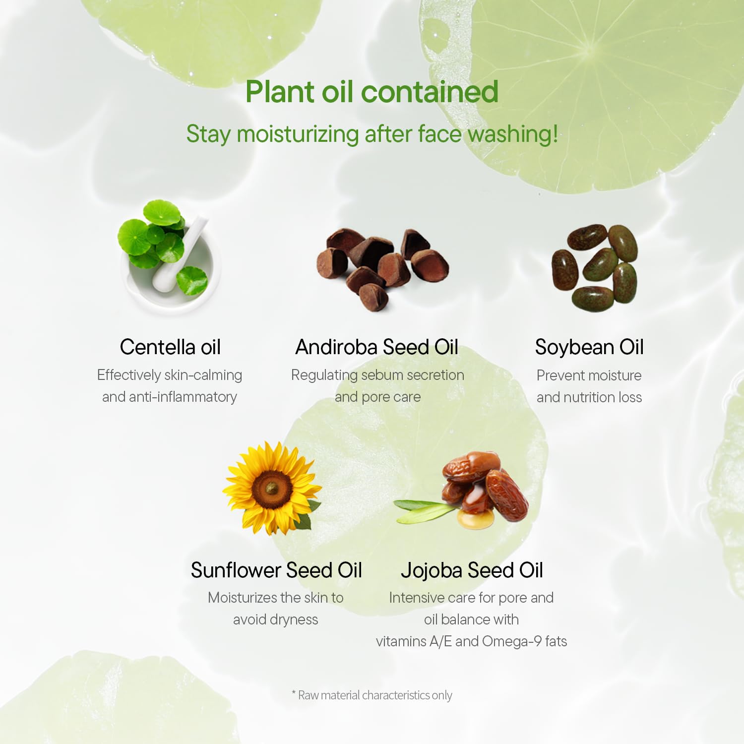IUNIK Centella cleansing oil in hand during massage showing gentle application