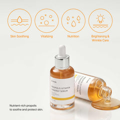 IUNIK serum texture on skin showcasing lightweight absorption and glow