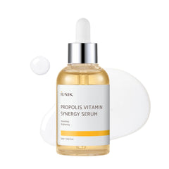 IUNIK front packaging showing bottle and label, conveys trustworthy radiance