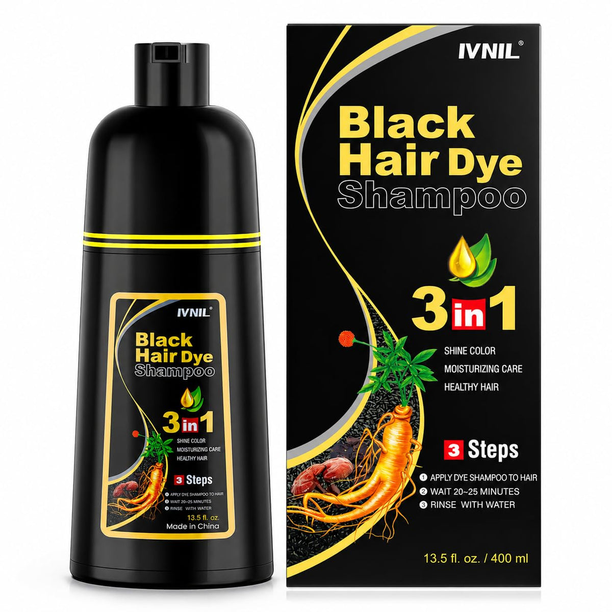Ivnil bottle front packaging showing product and brand benefit