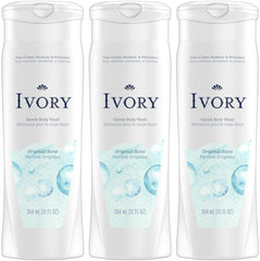 Ivory bottle front packaging showing Original scent and clean design benefits gentle cleansing